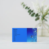 青水泡水生デジタ澄んルレアリ 名刺 (スタンド正面)