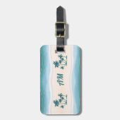 青波ヤシの木 ラゲッジタグ (正面縦)