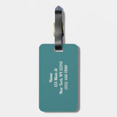 青波ヤシの木 ラゲッジタグ (裏面縦)