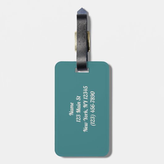 青波ヤシの木 ラゲッジタグ (裏面縦)