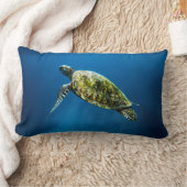 青海ウミガメ腰枕 ランバークッション (ブランケット)