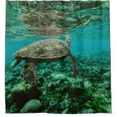 青海ウミガメ シャワーカーテン (正面)