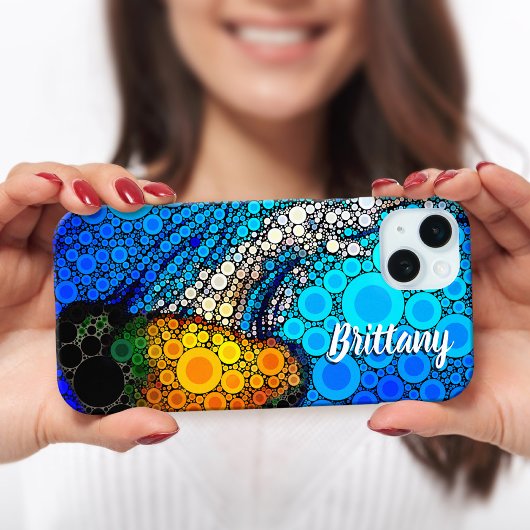 青海オレンジ海クラゲのスクリプト名おもしろい Case-Mate iPhoneケース