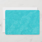 青海カジュアル結婚式招待状 招待状 (裏面)