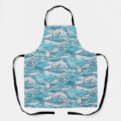 青海ステンドグラス エプロン (正面)