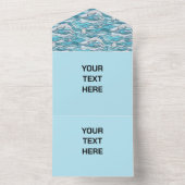 青海ステンドグラス オールインワン招待状 (内側)