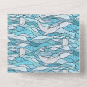 青海ステンドグラス オールインワン招待状 (裏面)