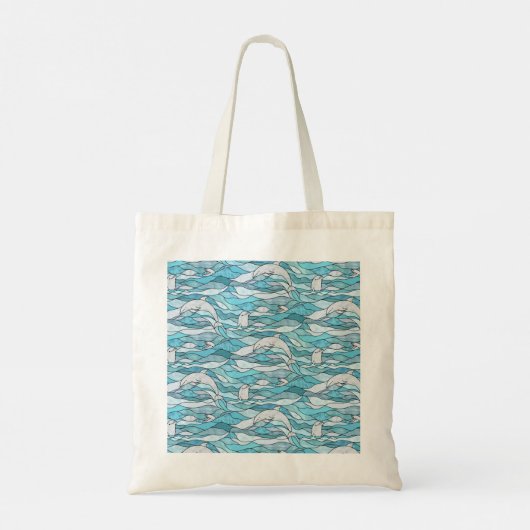 青海ステンドグラス トートバッグ (裏面)