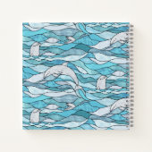 青海ステンドグラス ノートブック (裏面)