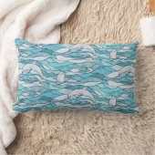 青海ステンドグラス ランバークッション (ブランケット)