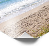 青海ビーチ波写真 フォトプリント            (角)