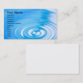 青海原のさざ波をきれいにして下さい 名刺 (正面/裏面)