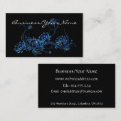 青海原のはすの花のアジア人2の名刺 名刺 (正面/裏面)