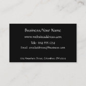 青海原のはすの花のアジア人2の名刺 名刺 (裏面)