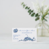 青海原のはすの花のアジア名刺 名刺 (スタンド正面)