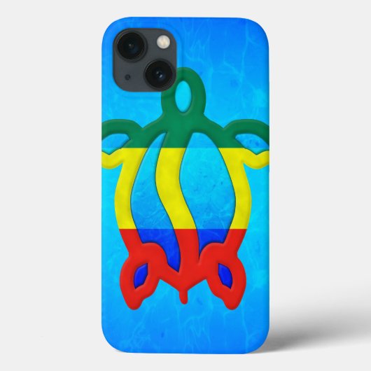 青海原のラスタHonu Case-Mate iPhoneケース (裏面)