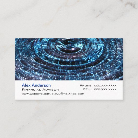 青海原の低下 名刺 (正面)