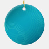 青海原の写真のイルカ セラミックオーナメント (裏面)