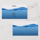 青海原の波 名刺 (正面/裏面)