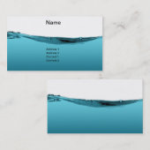 青海原の波 名刺 (正面/裏面)