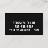 青海原は水泳のレッスン/プールサービスを波立てます 名刺 (裏面)