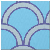 青海日本の伝統的波パターン ファブリック (クローズアップ)