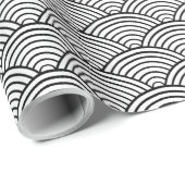 青海日本の波紋 ラッピングペーパー (ロールコーナー)