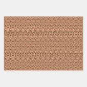 青海波パターン ラッピングペーパーシート (正面)