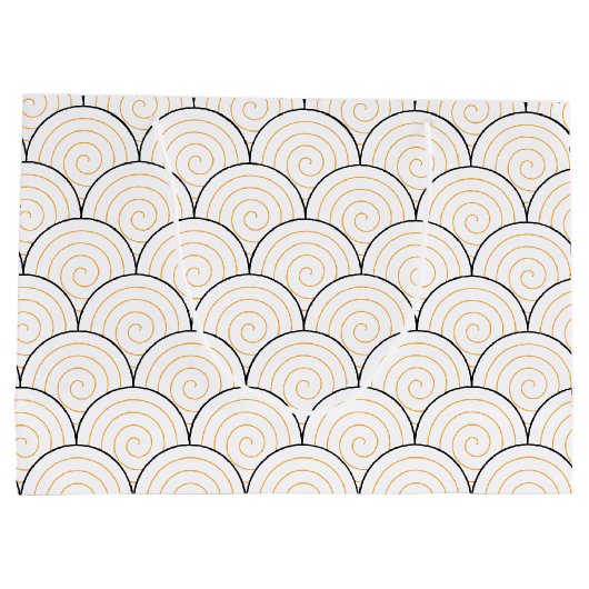 青海波 ラージペーパーバッグ (裏面)