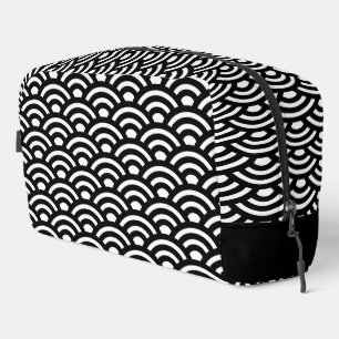 青海波 波 日本 黒と白 ドップキット