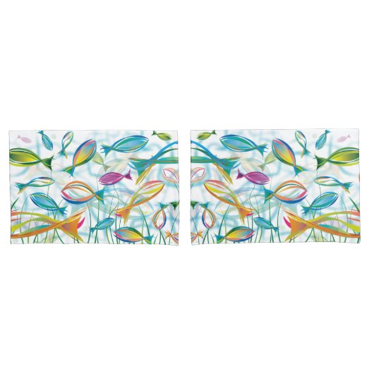 青海熱帯魚スイミング 枕カバー (フロントセット)