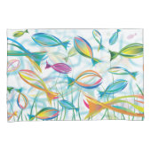 青海熱帯魚スイミング 枕カバー (正面右)