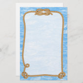 青海航海の波縁ど 便箋 (正面/裏面)