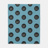 青海色 フリースブランケット (正面)