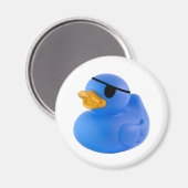 青海賊用ゴム製のアヒル磁石 マグネット (正面/裏面)