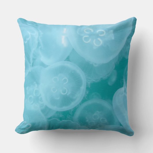 青海透明クラゲ装飾用クッション クッション (正面)