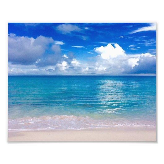 青海 |ビーチプリント フォトプリント            (正面)