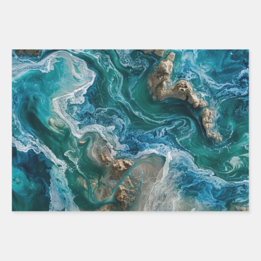 青海 ラッピングペーパーシート (正面2)