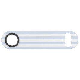 青淡い色のと白のキャンディストライプ スピード栓抜き