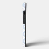 青淡い色のと白のダイヤモンドパターンCase-Mate iPho Case-Mate iPhoneケース (裏面 / 左)
