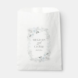 青淡い色のと白のバラ結婚ズ フェイバーバッグ