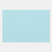 青淡い色のと金ゴールド ラッピングペーパーシート (正面3)