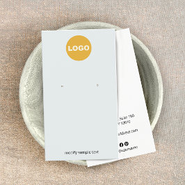 青淡い色のカスタマイズのロゴ