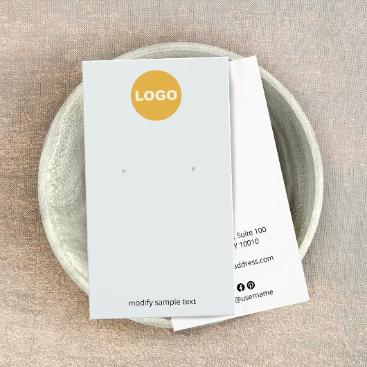 青淡い色のカスタマイズのロゴ