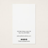 青淡い色のカスタマイズのロゴ (裏面)