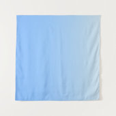 青淡い色のグラデーション色 タペストリー (正面(横))