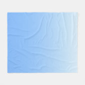 青淡い色のグラデーション色 フリースブランケット (正面(横))