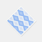 青淡い色のダイヤ スタンダードカクテルナプキン (角)