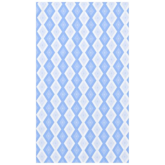 青淡い色のダイヤ テーブルクロス (正面)