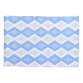 青淡い色のダイヤ 枕カバー (裏面)